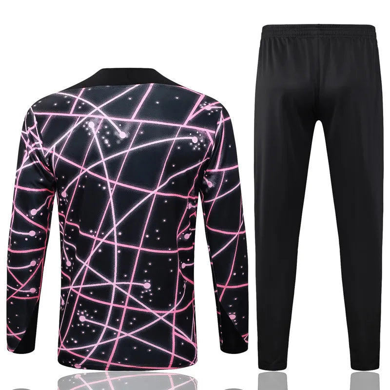 SURVÊTEMENT NOIR ET ROSE PSG 25/26
