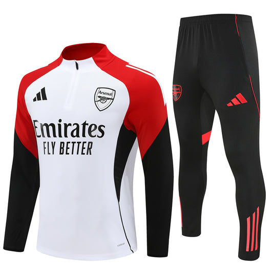 SURVÊTEMENT BLANC ET ROUGE ARSENAL 25/26