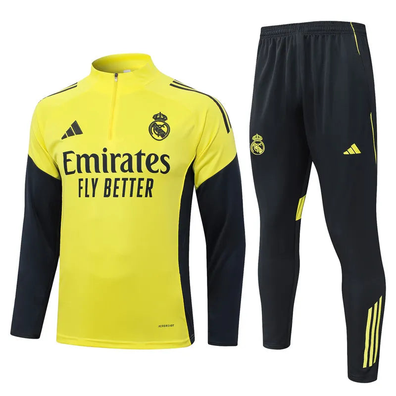 SURVÊTEMENT JAUNE ET NOIR REAL MADRID 25/26