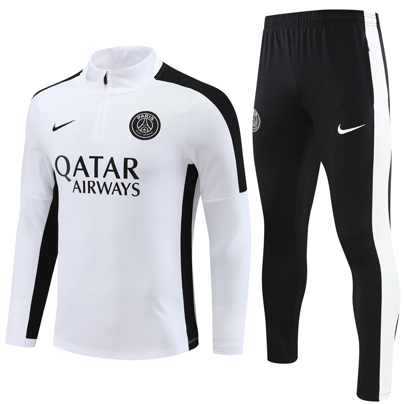 SURVÊTEMENT BLANC ET NOIR PSG 24/25