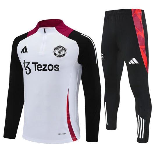 SURVÊTEMENT BLANC ET NOIR MANCHESTER UNITED 24/25