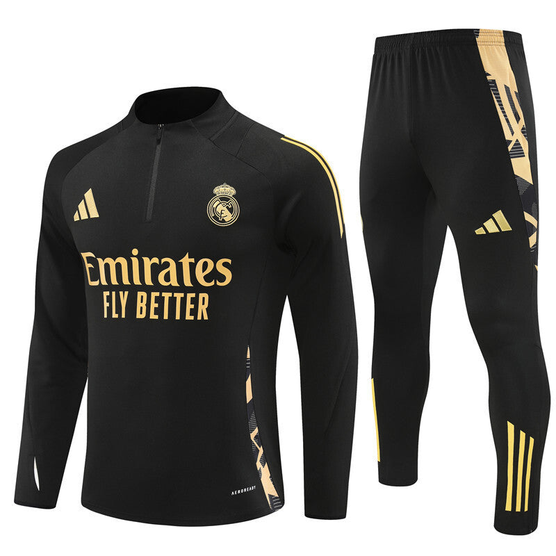 SURVÊTEMENT NOIR REAL MADRID 24/25