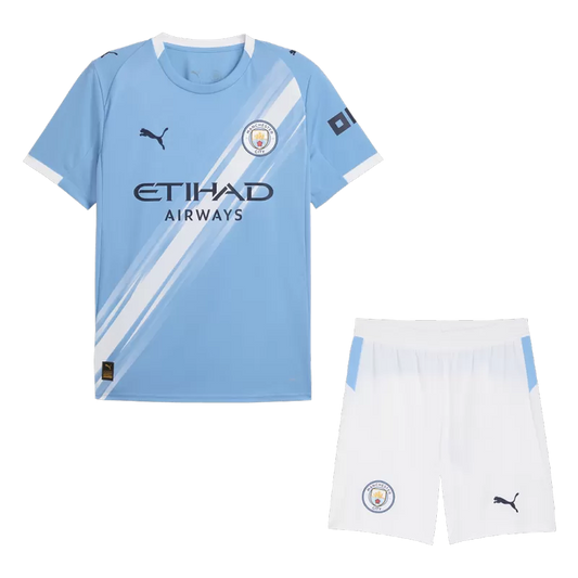KIT ENFANT MANCHESTER CITY 25/26 DOMICILE