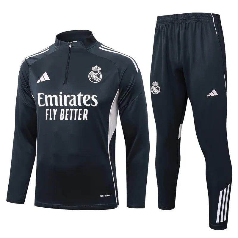 SURVÊTEMENT NOIR REAL MADRID 25/26
