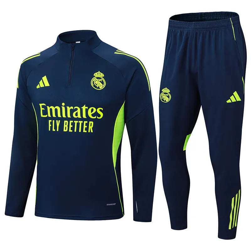 SURVÊTEMENT BLEU ET VERT REAL MADRID 25/26