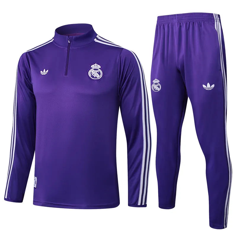 SURVÊTEMENT VIOLET ET BLANC REAL MADRID 25/26