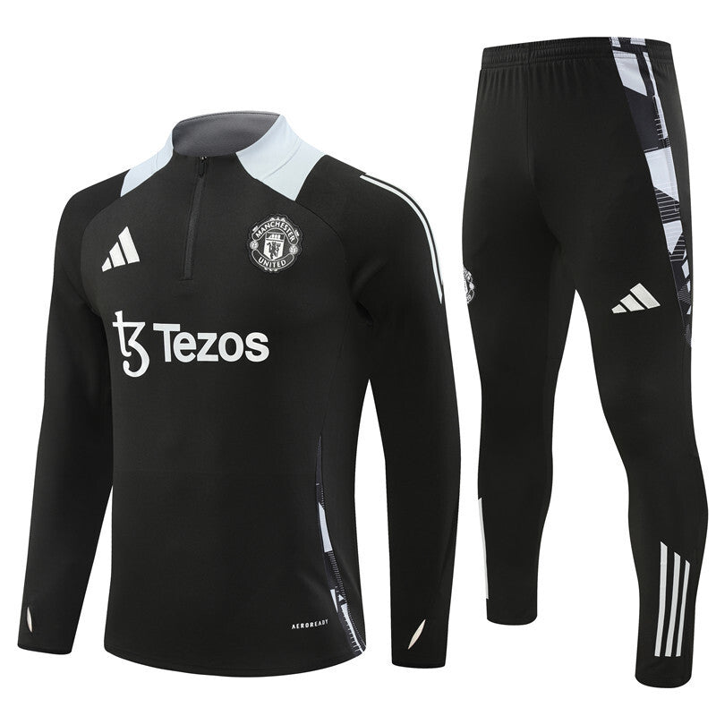 SURVÊTEMENT NOIR ET BLANC MANCHESTER UNITED 24/25