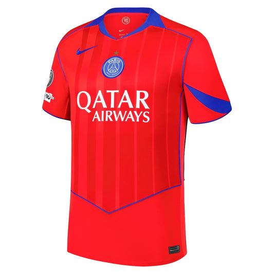MAILLOT PSG 25/26 ÉDITION SPÉCIALE ROUGE 1 ÉTOILE