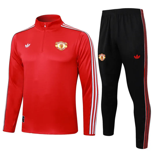 SURVÊTEMENT ROUGE ET BLANC MANCHESTER UNITED 25/26