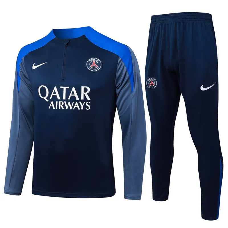 SURVÊTEMENT BLEU FONCÉ ET BLEU CLAIR PSG 25/26