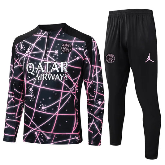SURVÊTEMENT NOIR ET ROSE PSG 25/26