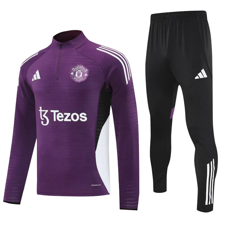 SURVÊTEMENT VIOLET ET BLANC MANCHESTER UNITED 25/26